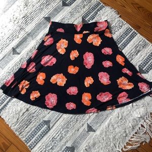 LOFT skirt with flowers